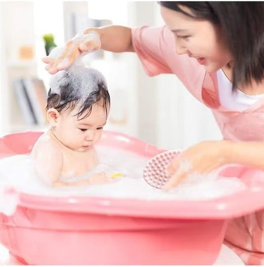 Exfoliating Silicone Body Scrubber Bath Brush Glowing Skin Shower Loofah for Gentle Long Lasting Lathers Well V1258-DP02-B-1447