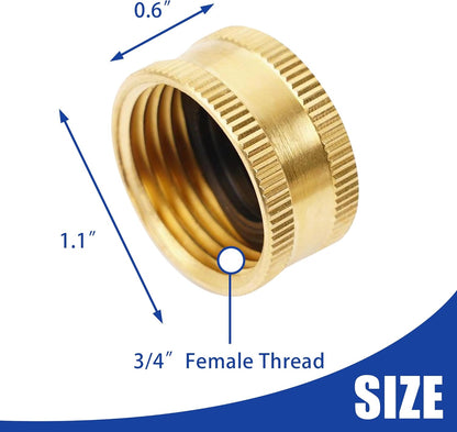 Garden Hose Repair Kit + Hose End Caps V1258-DP02-B-147