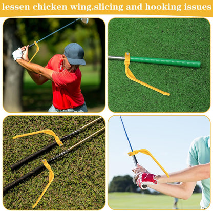 Xindojuz Golf Swing Training Aid, Golf Training Wrist Hinge Swing Correcting Trainer Tool, Stock Shot Setter V1258-DP02-B-1473