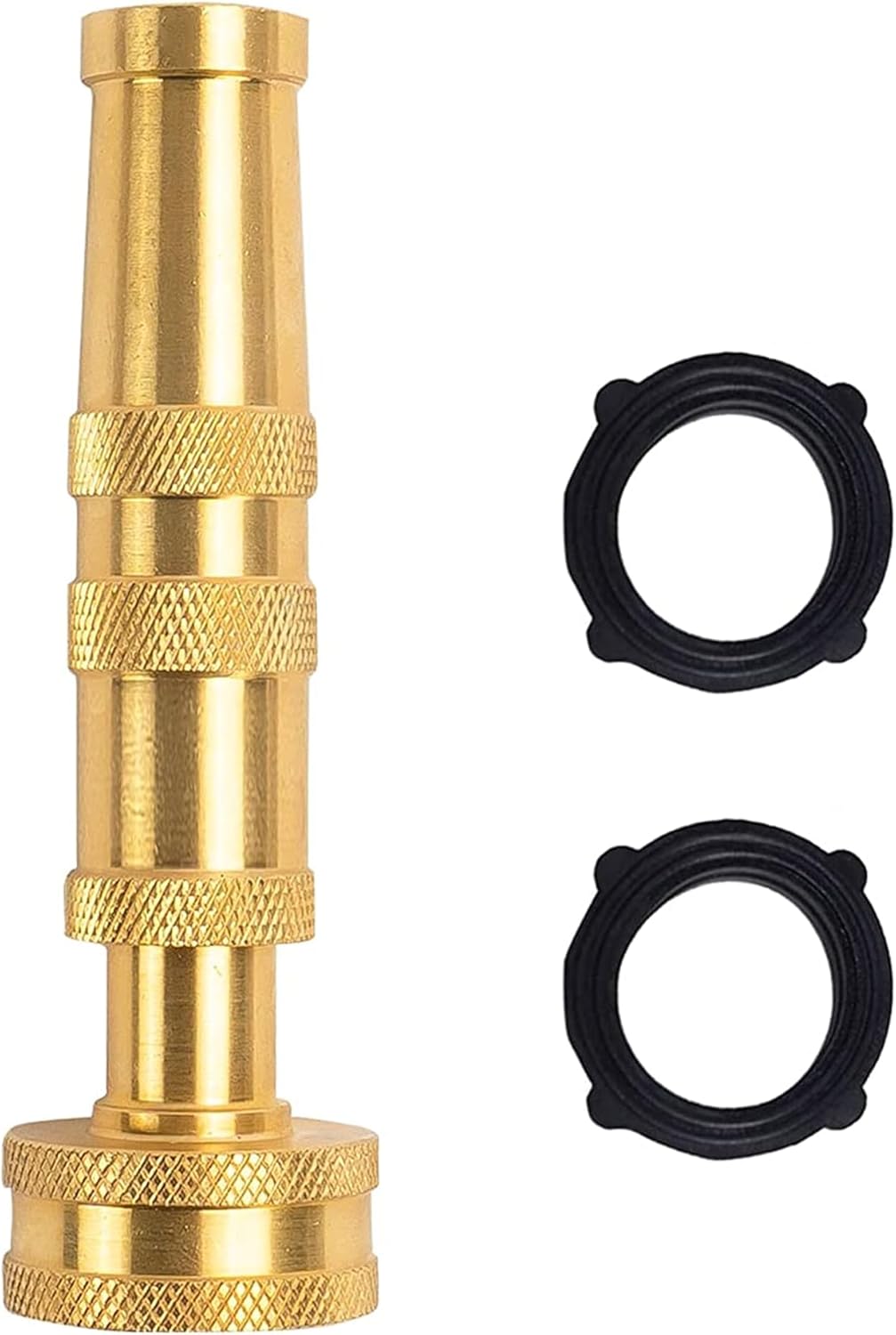 Garden Hose Repair Kit + Adjustable Twist Hose Nozzle V1258-DP02-B-148