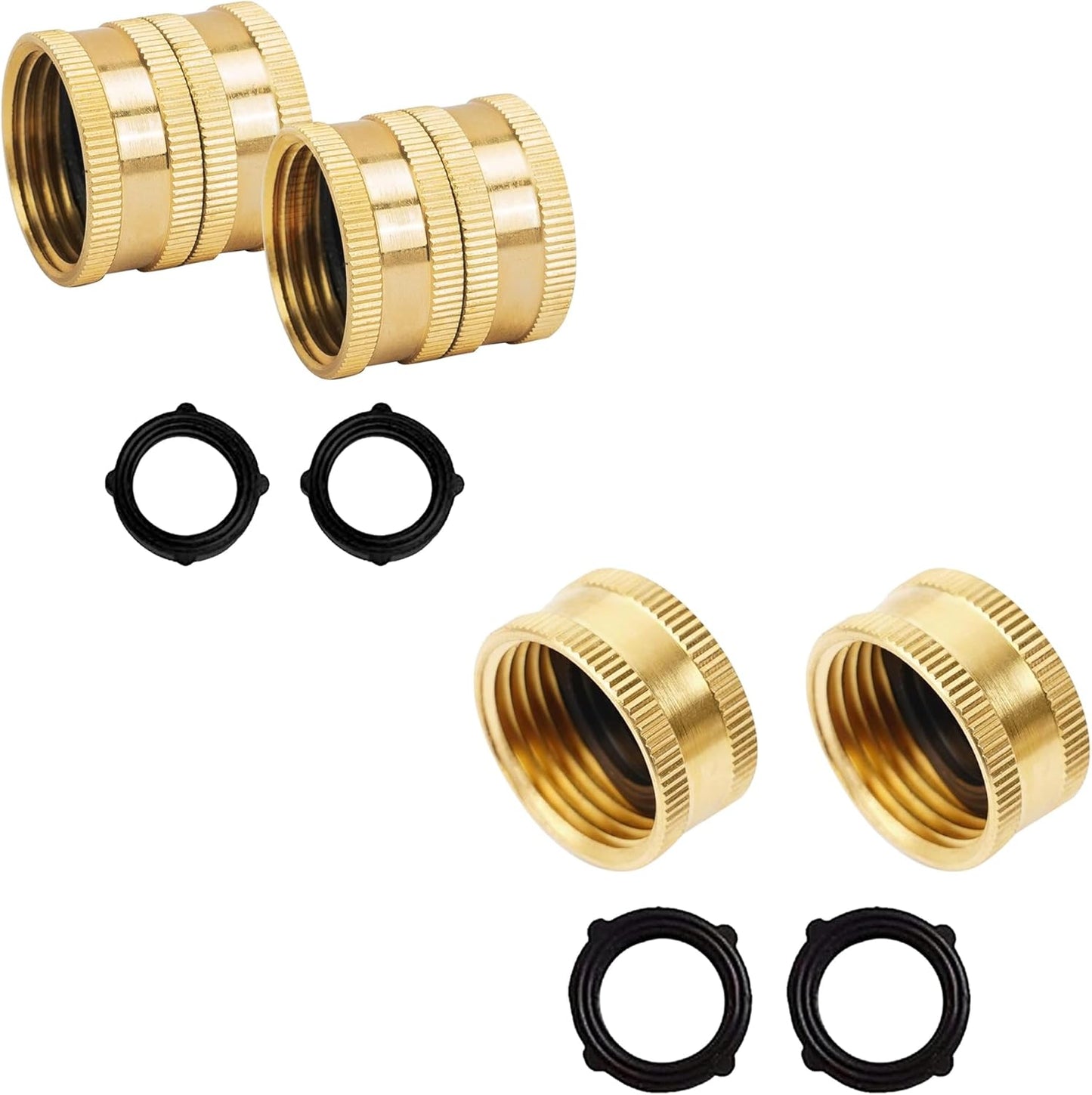 Garden Hose Adapter + Garden Hose End Caps V1258-DP02-B-149