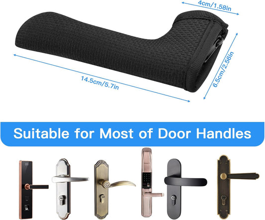Homakover Door Handle Covers, Door Knob Covers for Summer Anti-Scald Hands, and Winter Antifreeze Hands, Door V1258-DP02-B-1501