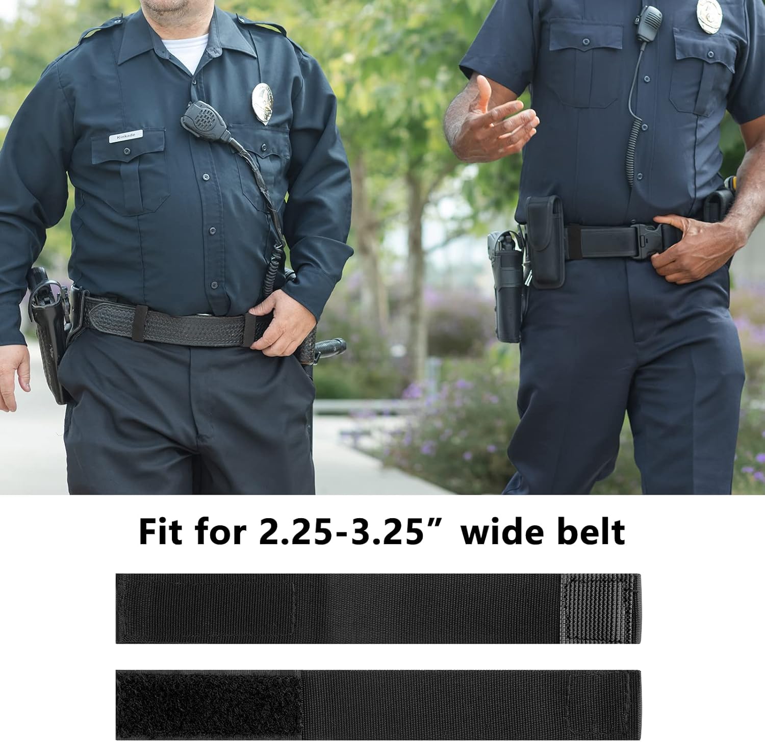 Homakover Tactical Duty Belt Keeper - Nylon, 1.5" Wide Web Belt V1258-DP02-B-1509