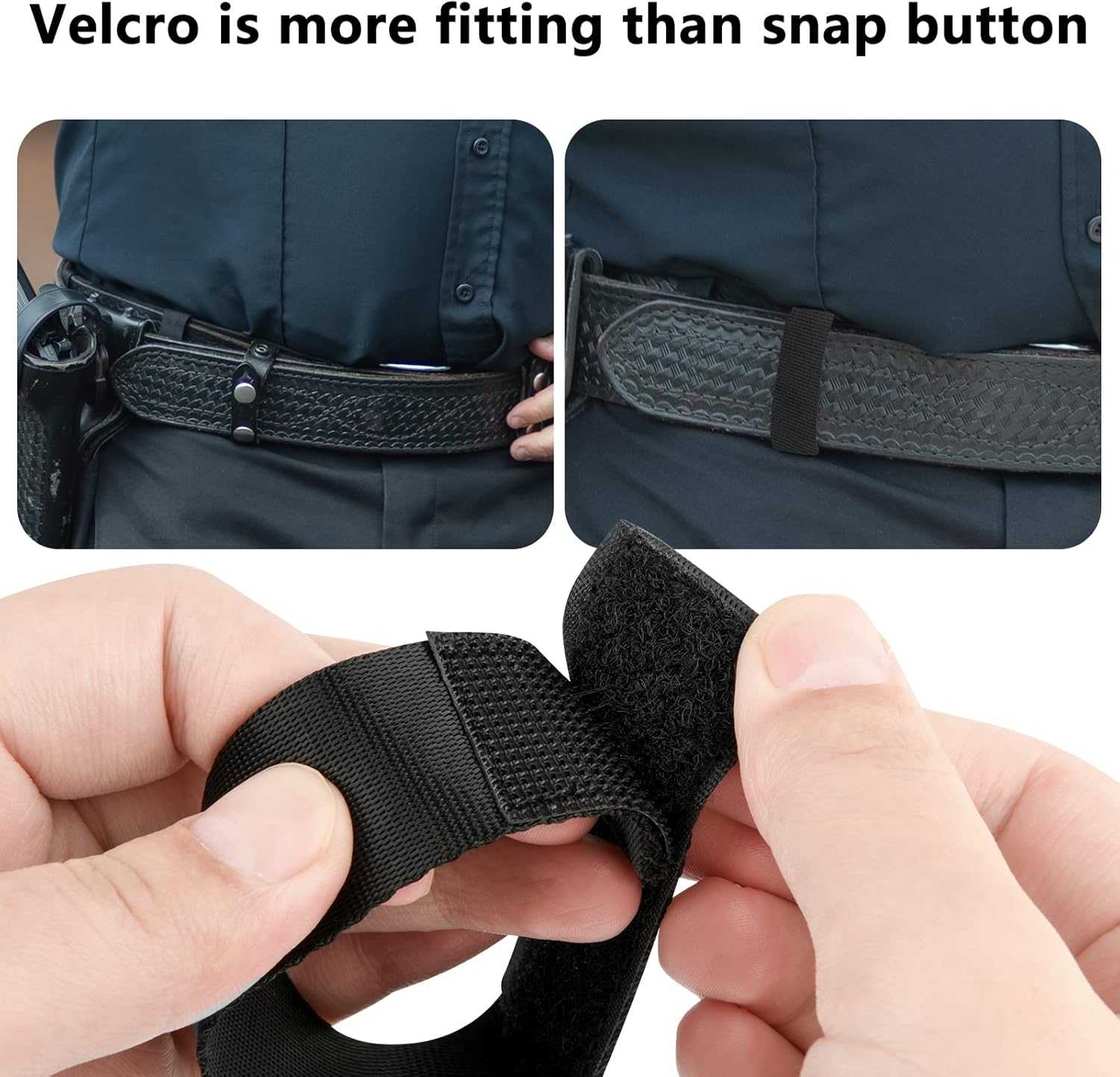Homakover Tactical Duty Belt Keeper - Nylon, 1.5" Wide Web Belt V1258-DP02-B-1509