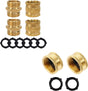 Garden Hose Adapter + Brass Garden Hose End Caps V1258-DP02-B-151