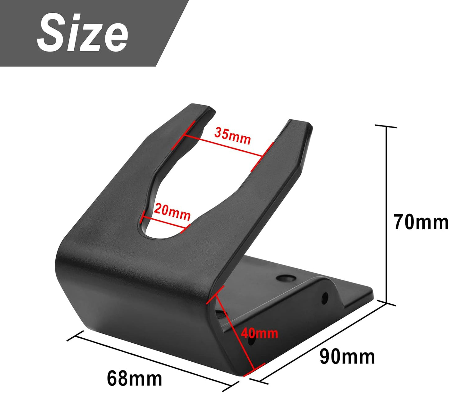 Universal Barcode Scanner Holder, Barcode Scanning Holder, Barcode Reader Holder Rack Bracket, Support Wall V1258-DP02-B-1516