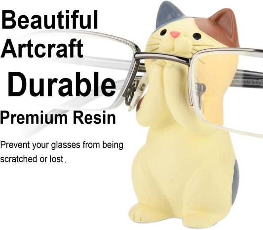 Creative Glasses Holder Stand for Desk, Cute Cat Eyeglasses Holder Display Stand, Sunglasses Spectacle V1258-DP02-B-1532