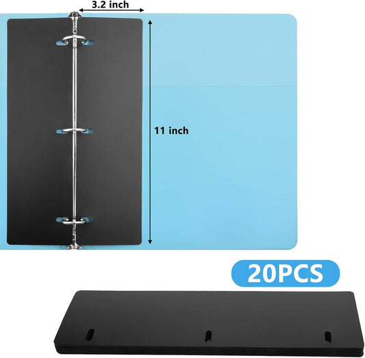 20 PCS Flat Sheet Lifters, Sheet Flatteners, Sheet Lifters Binders, Plastic Sheet Lifters, Protect Binder V1258-DP02-B-1533