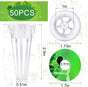 Cunhill 100 Pcs Hydroponic Growing Kit Include 50 Pcs Plant Replacement Basket Containers and 50 Pcs Seed Pot V1258-DP02-B-1546