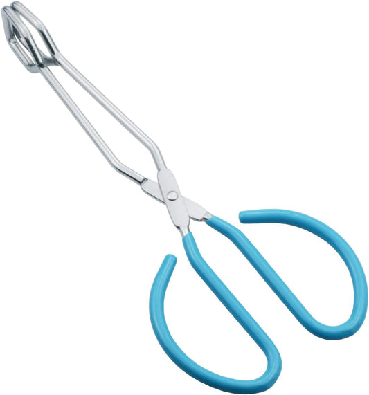 Kitchen Scissor Tongs 10-Inch with Comfort-Grip Handle Heavy Duty Stainless Steel Scissor Cooking Tongs V1258-DP02-B-1565