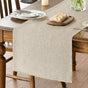 Light Brown Table Runner, Seasonal Fall Washable Kitchen Dining Table Decoration for Home Party Decor 13x72 V1258-DP02-B-1611