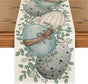 Eucalyptus Egg Easter Table Runner, Spring Kitchen Dining Table Decor for Indoor Outdoor Home Party Decor V1258-DP02-B-1620