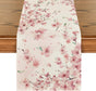 Floral Cherry Blossoms Branches Summer Table Runner, Seasonal Spring Kitchen Dining Table Decoration for Home V1258-DP02-B-1648