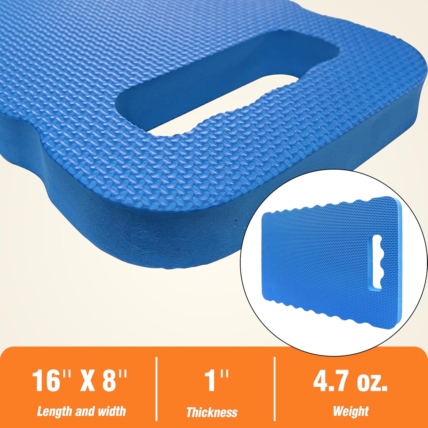 Garden Kneeling Pad - for Gardening, Baby Bath, Yoga, Pilates, Exercise, Blue V1258-DP02-B-166