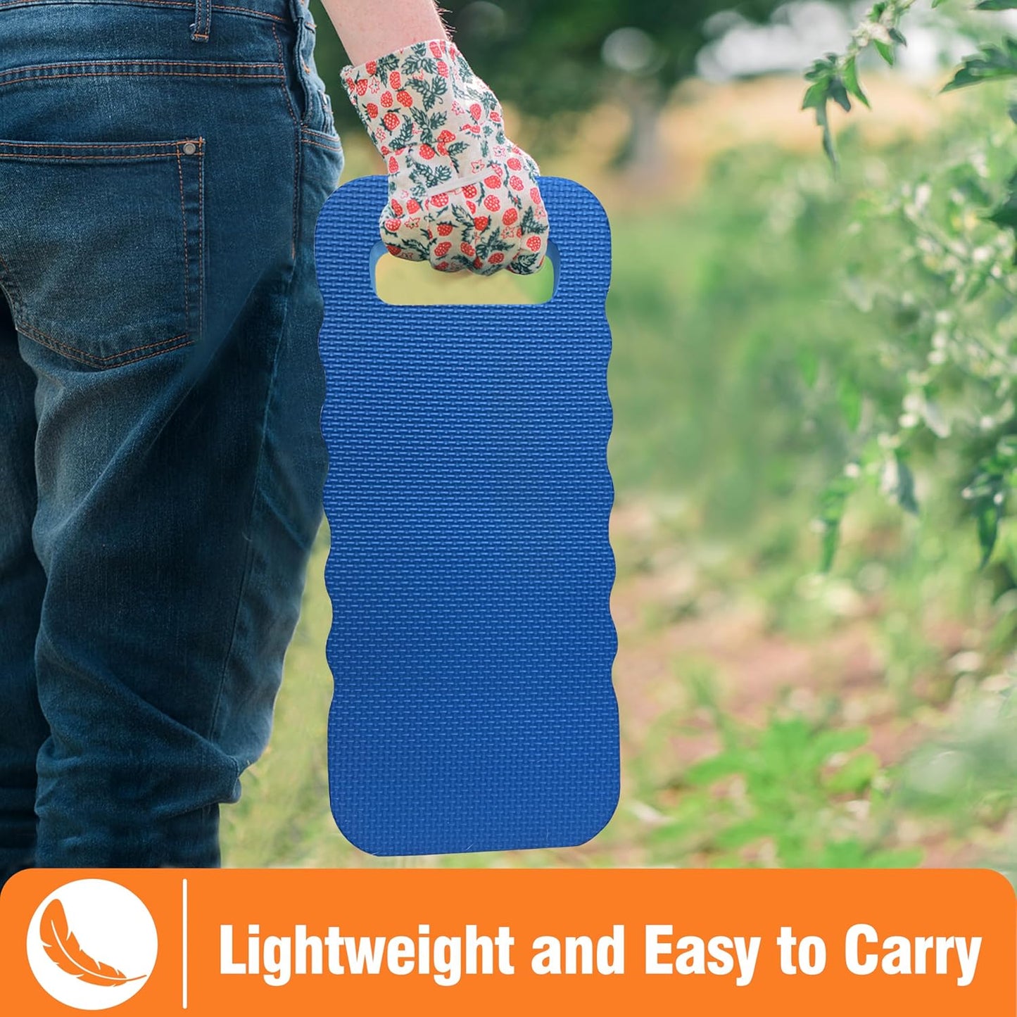 Garden Kneeling Pad - for Gardening, Baby Bath, Yoga, Pilates, Exercise, Blue V1258-DP02-B-166