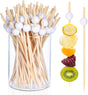 100 Pack Golf Toothpicks, Bamboo Cocktail Picks, Natural Bamboo Toothpicks for Appetizers Fruit Cake Dessert V1258-DP02-B-1726