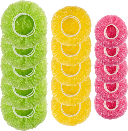 60Pcs Bowl Covers Reusable - Plastic Bowl Cover Elastic Fresh Keeping Bags Wrap Reusable Plastic Stretch V1258-DP02-B-1734