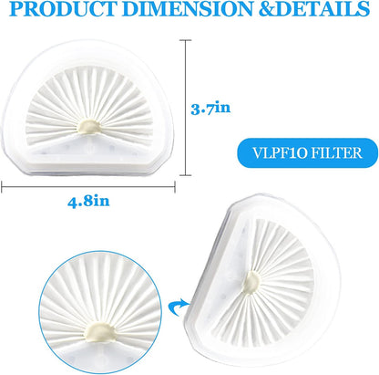 VLPF10 Filter Replacement Compatible with Black and Decker Dustbuster Hand Vacuum Replace Model # HLVA315J V1258-DP02-B-1742