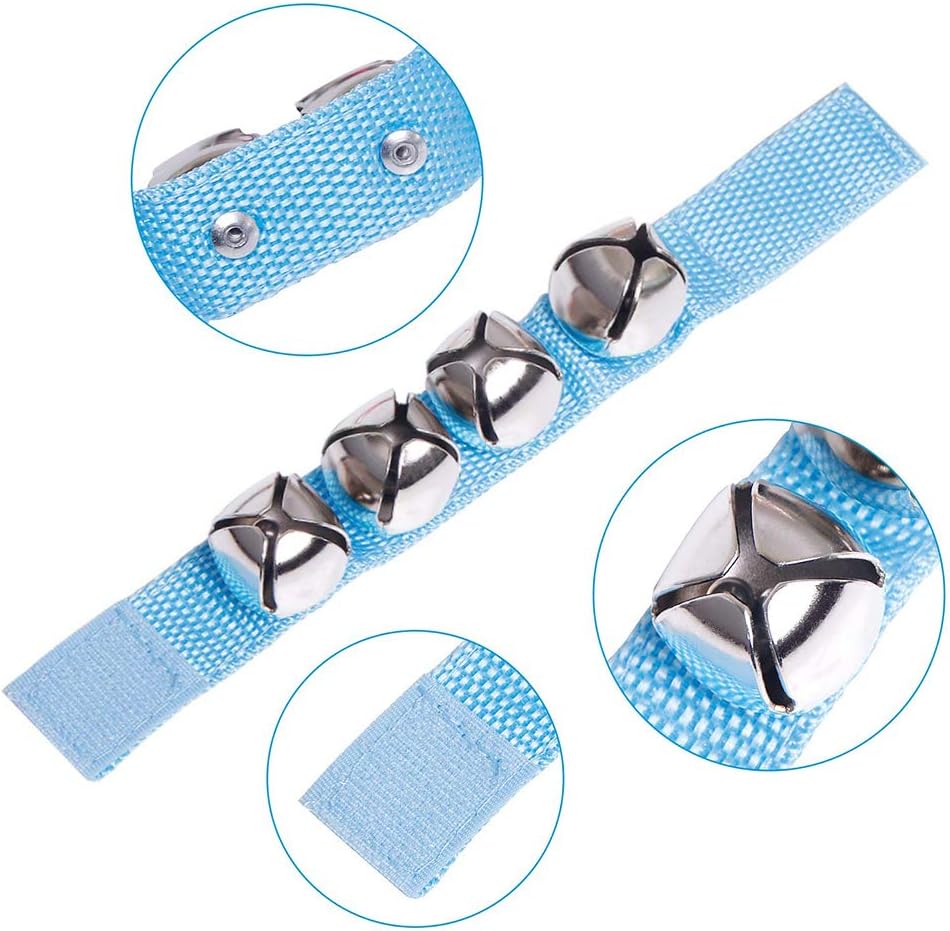 6 PCS Percussion Instruments, Wrist Bells Jingle Bells Musical Rhythm Toys V1258-DP02-B-1749
