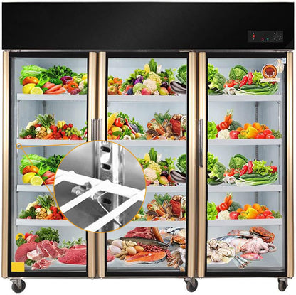 920158 Freezer Shelf Clip,Stainless Steel Shelf Clip for Refrigerator,Freezer Cooler Shelf V1258-DP02-B-18