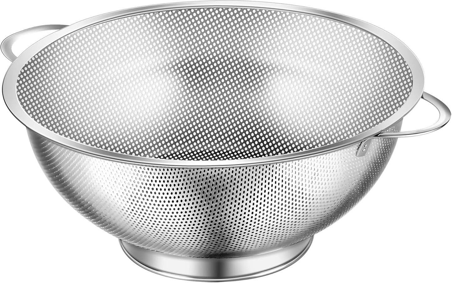 Colander Stainless Steel 3-Quart, Strainer for Kitchen Food, Dishwasher Safe V1258-DP02-B-1826