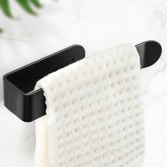 8 Inch Hand Towel Holder, Self Adhesive Towel Bar for Bathroom, Rustproof Aluminum U-Shape Towel Rack Stick V1258-DP02-B-1844