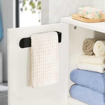 8 Inch Hand Towel Holder, Self Adhesive Towel Bar for Bathroom, Rustproof Aluminum U-Shape Towel Rack Stick V1258-DP02-B-1844