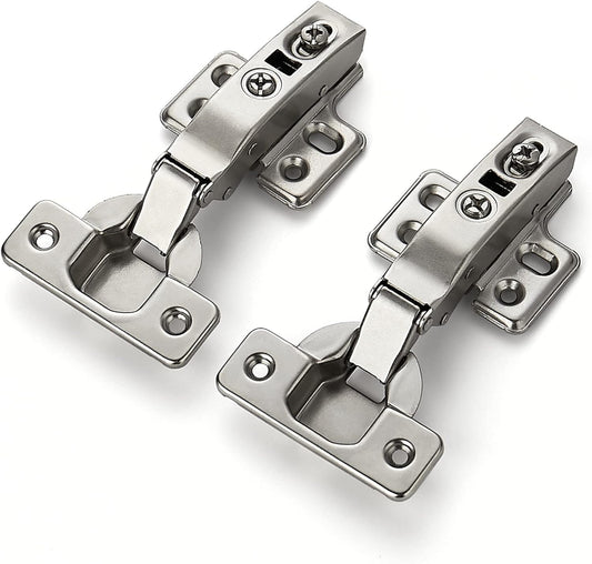 10 Pack 5 Pairs European Kitchen Cabinet Hinges Soft Close Full Overlay Cabinet Door Hinges Heavy-Duty V1258-DP02-B-1847