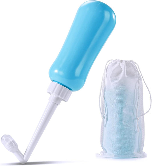Portable Bidet Travel Large Capacity 450ml(15oz) Personal Toilet Handheld Blue V1258-DP02-B-1855