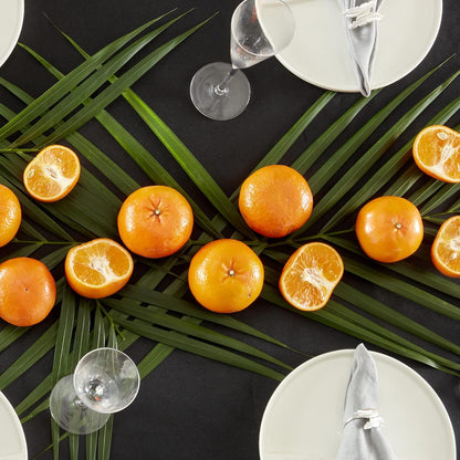 Table Cloth 60x102 Inch Black Tablecloth for 6 Foot Table Washable Polyester Rectangle Tablecloth for Buffet V1258-DP02-B-1860