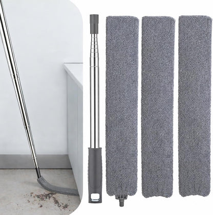 Retractable Gap Dust Cleaner with Extension Pole, Cleaning Tools with 3 Microfiber Dusting Cloths, Extendable V1258-DP02-B-1861