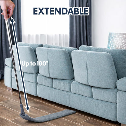 Retractable Gap Dust Cleaner with Extension Pole, Cleaning Tools with 3 Microfiber Dusting Cloths, Extendable V1258-DP02-B-1861