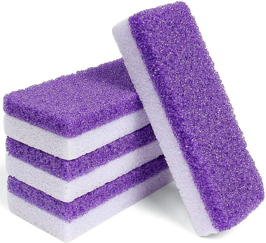 Foot Pumice Stone 4 Packs Set Double Sided Callus Remover Hard Skin and Dead Skin Scrubber Pedicure Tools for V1258-DP02-B-1887