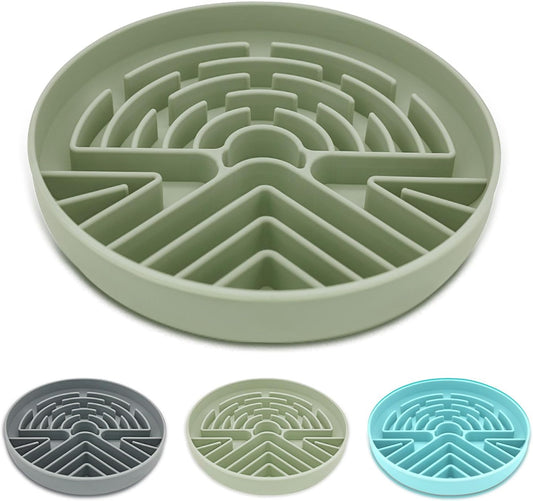 Slow Feeder Dog Bowl for Medium & Small Pets, Anti Choking Puzzle Dog Food Bowl with Non-Slip Base, V1258-DP02-B-1888