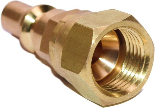 1/4'' RV Propane Quick Connect Fittings for Connecting Low Pressure Gas Appliance Heater Grill Fire Pit and V1258-DP02-B-189