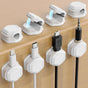 8 Pack Cord Holder - Cord Organizer - Magnetic Cable Clips - Cord Organizer for Desk, Nightstand, Phone V1258-DP02-B-1912