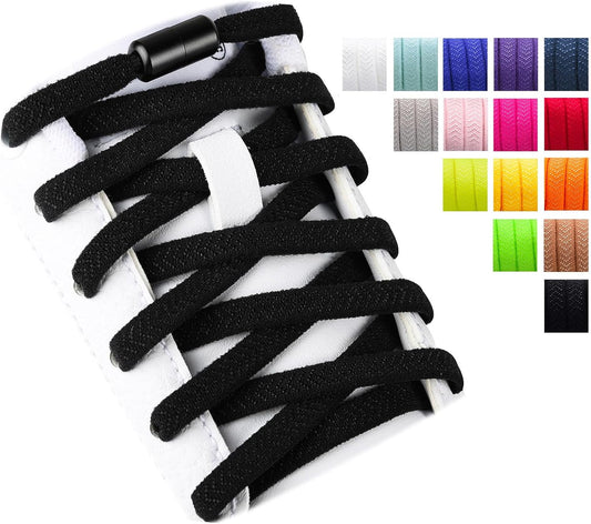 No Tie Shoe Laces for Kids and Adults, Tieless Elastic Shoelaces for Sneakers V1258-DP02-B-1915