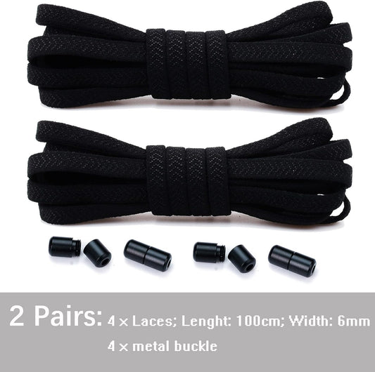 No Tie Shoe Laces for Kids and Adults, Tieless Elastic Shoelaces for Sneakers V1258-DP02-B-1915