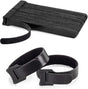 80PCS Reusable Cable Ties, Black Adjustable 6-Inch Cord Organizer Ties, Multi-Purpose Hook Loop Cable V1258-DP02-B-1916
