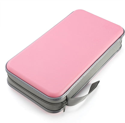DVD Case, 96 Capacity CD Case Portable CD Holder Storage Hard Plastic DVD Wallet Holder Organizer for Car V1258-DP02-B-1937
