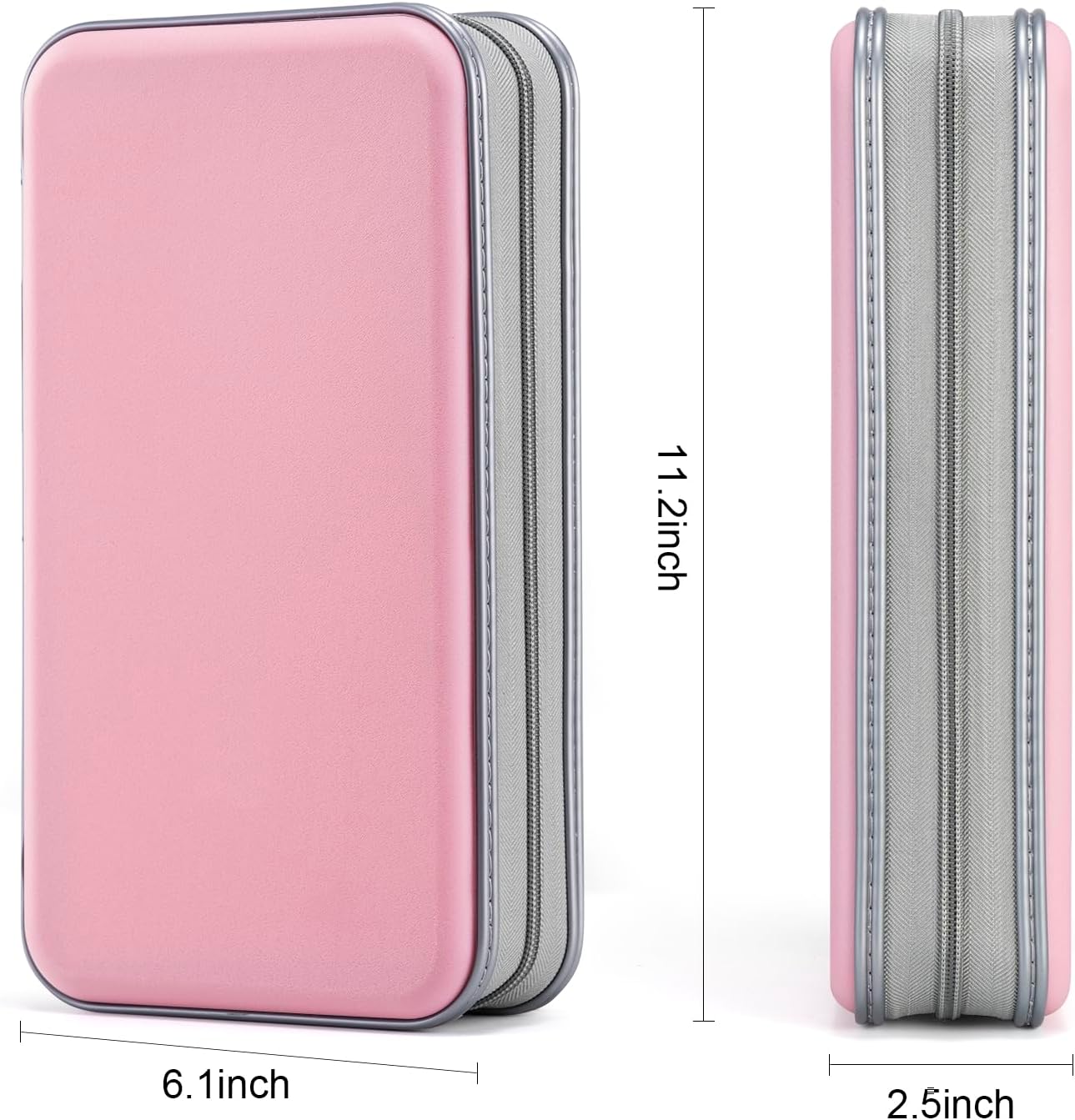 DVD Case, 96 Capacity CD Case Portable CD Holder Storage Hard Plastic DVD Wallet Holder Organizer for Car V1258-DP02-B-1937