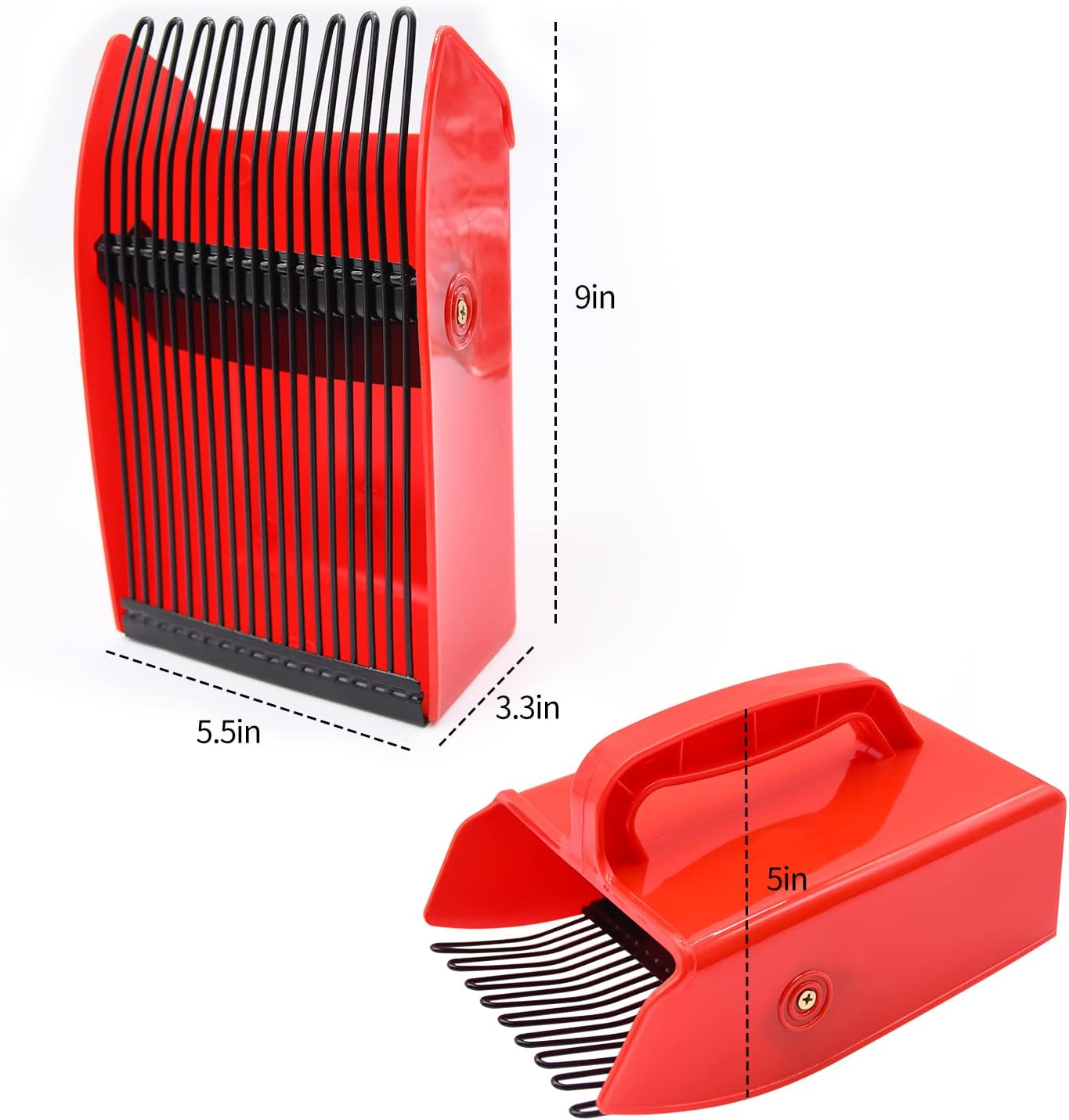 1/2/4 Pack Berry Picker, with Metallic Comb and Ergonomic Handle for Easier Berry Picking V1258-DP02-B-195