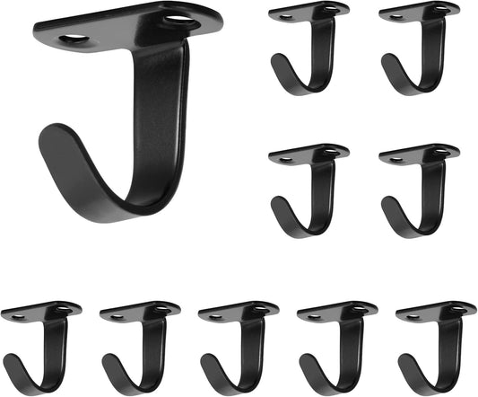 Stainless Steel Screw Mounted Ceiling Hooks, Under-Shelf Towel/Robe Clothes Hook Heavy Duty Coat Hanger for V1258-DP02-B-1976