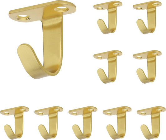Stainless Steel Screw Mounted Ceiling Hooks, Under-Shelf Towel/Robe Clothes Hook Heavy Duty Coat Hanger for V1258-DP02-B-1977