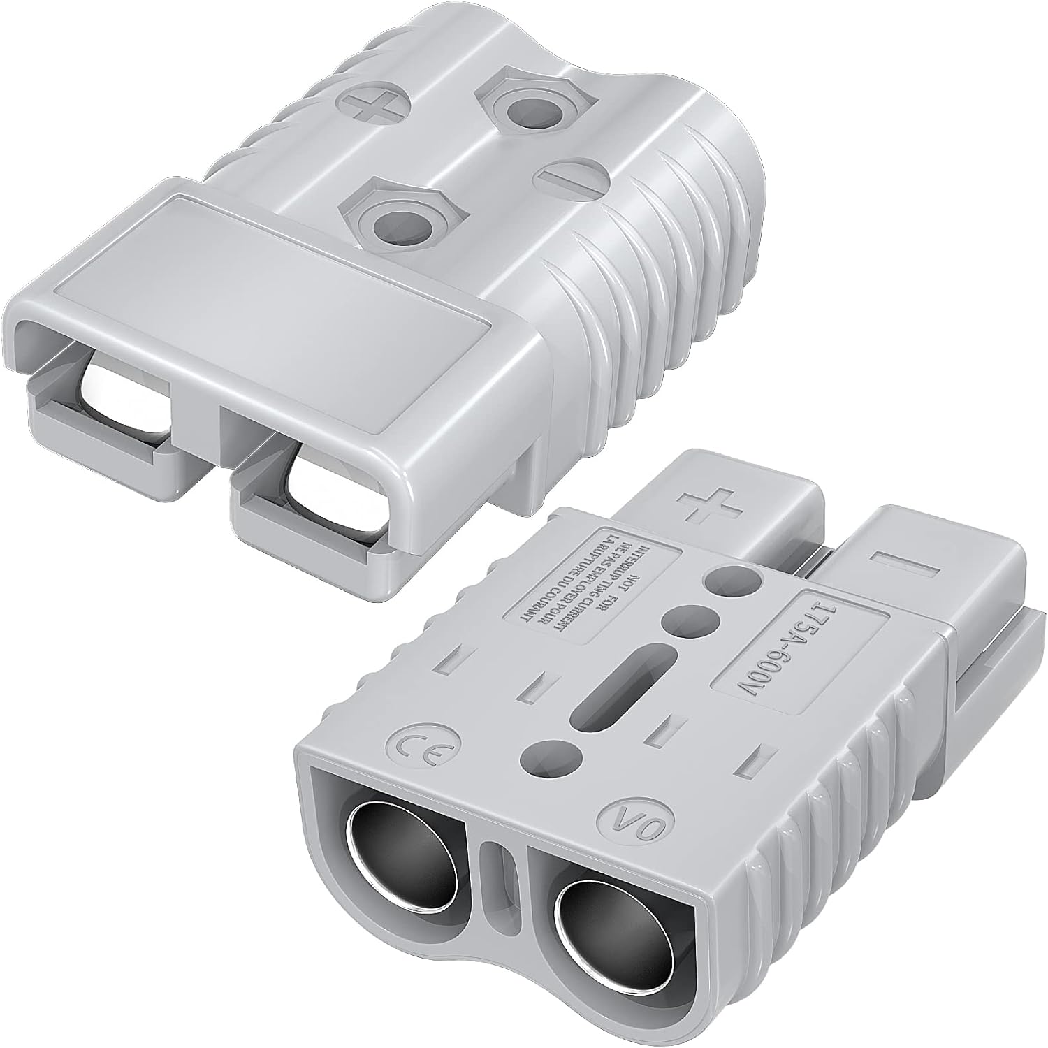 175Amp Battery Quick Connect/Disconnect Connector, 600V 1/0AWG Battery Cable Connector Wire Harness Plug V1258-DP02-B-1981