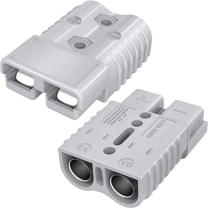 175Amp Battery Quick Connect/Disconnect Connector, 600V 1/0AWG Battery Cable Connector Wire Harness Plug V1258-DP02-B-1981
