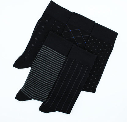 Mens Fun Dress Socks, Pattern Funny Casual Socks Pack, Colorful Striped Cotton Novelty Socks Size 10-13 V1258-DP02-B-1982