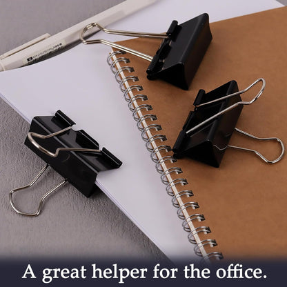 Extra Large Binder Clips (36 Pack) 2 Inch, Big Paper Clamps for Office Supplies, Black V1258-DP02-B-2014
