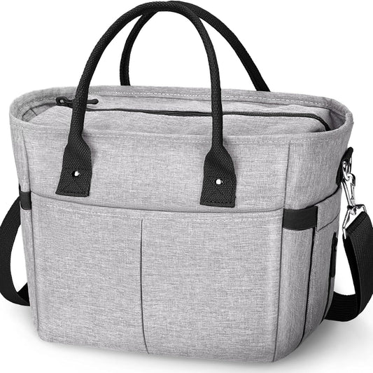Cute&Classy Roomy Insulated Lunch Bags for Women - Stylish & Functional Large Tote Adult Lunch Box for V1258-DP02-B-2029