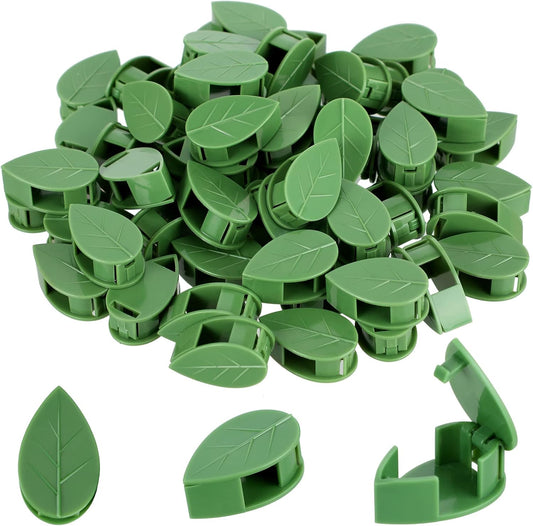 60 Pieces Plant Climbing Wall Fixture Clips with 72 Pieces Acrylic Adhesive Sticker Leaf Fixer Invisible Wall V1258-DP02-B-203